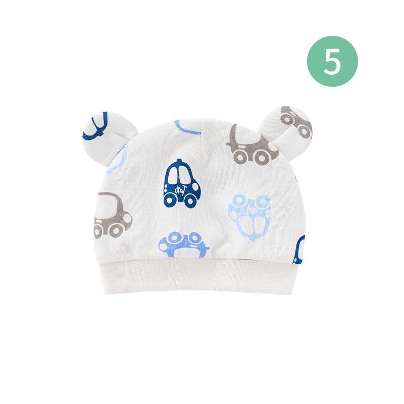 Binaural Printed Hat For Newborn Baby