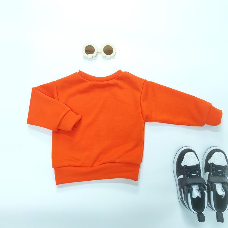 Girl's Long Sleeve Letter Print Sweat