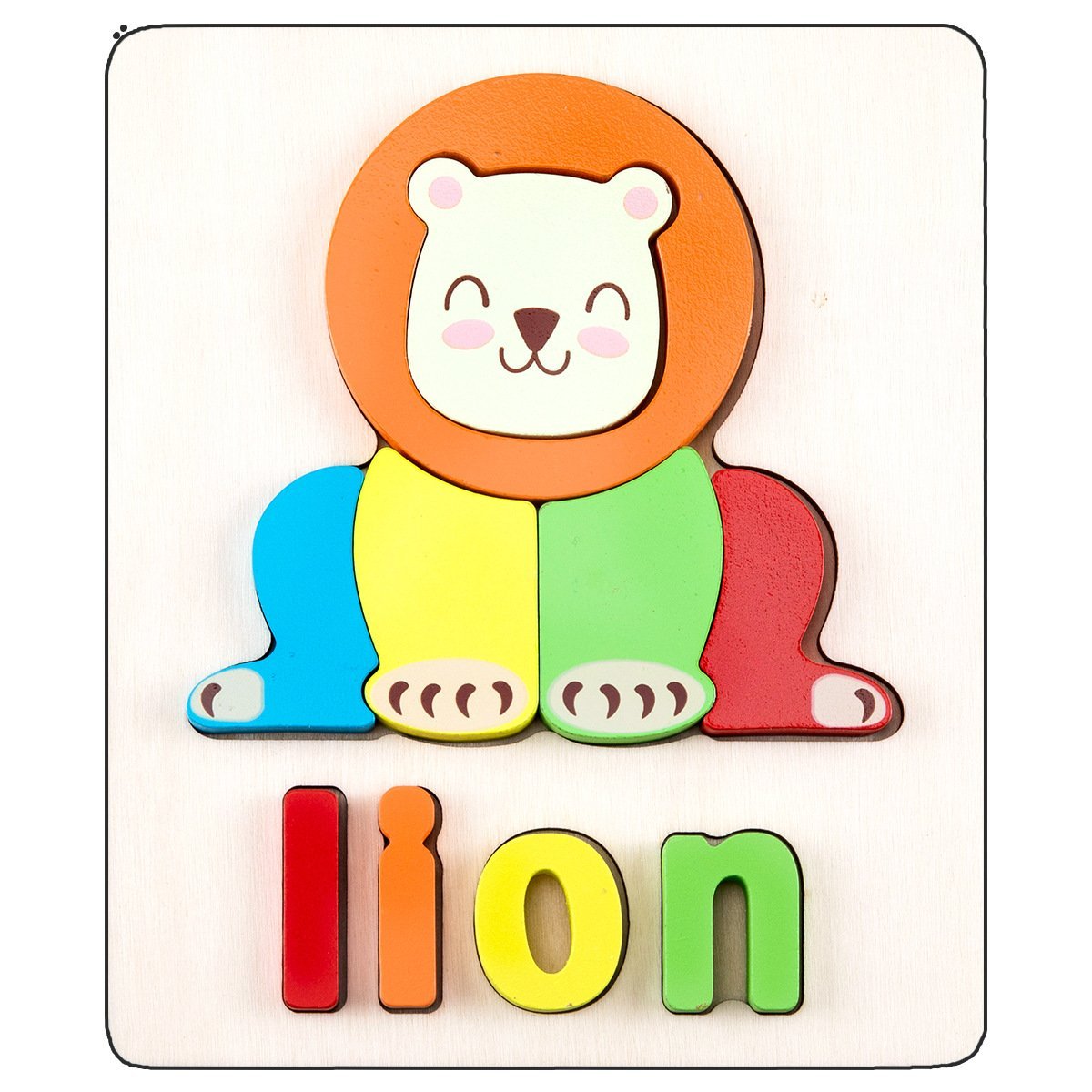 Children's Three-dimensional Cartoon Puzzle Wooden Toys