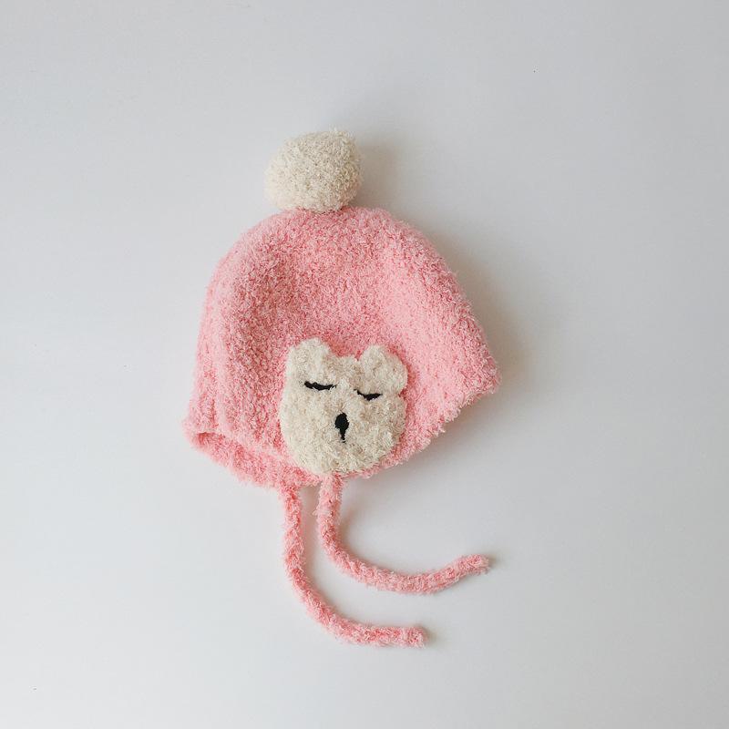 Baby's Hand-Knitted Ear Hood Hood