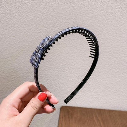 Children's Bow Hair Hoop Toothed Non-slip Hairpin