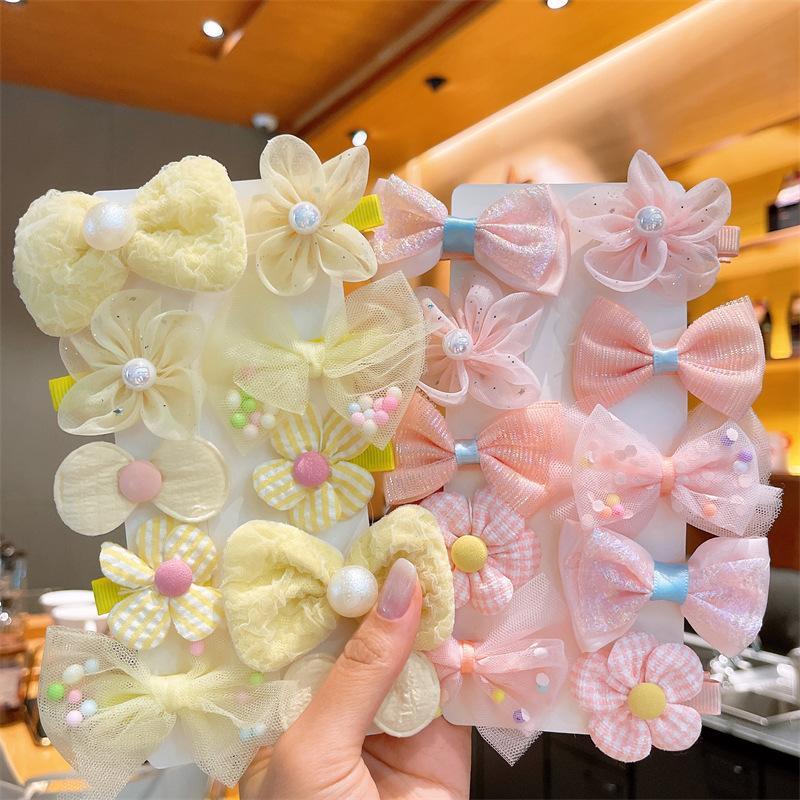 Bow Hairpin Fabric Flower Children's Hair Accessories