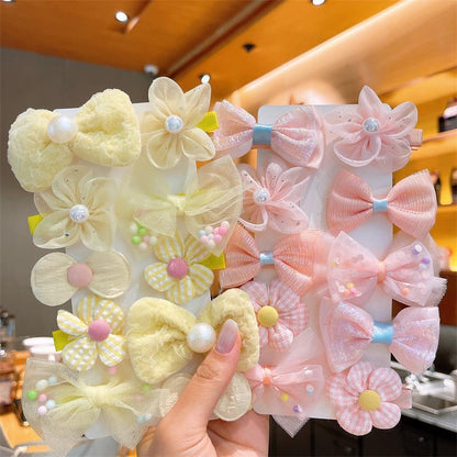 Bow Hairpin Fabric Flower Children's Hair Accessories
