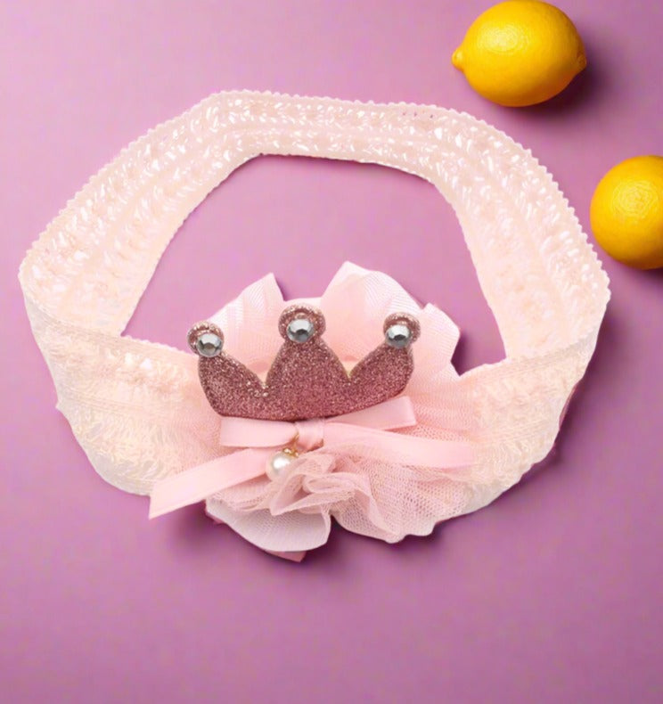 Baby's Crown Flower Headdress Headband