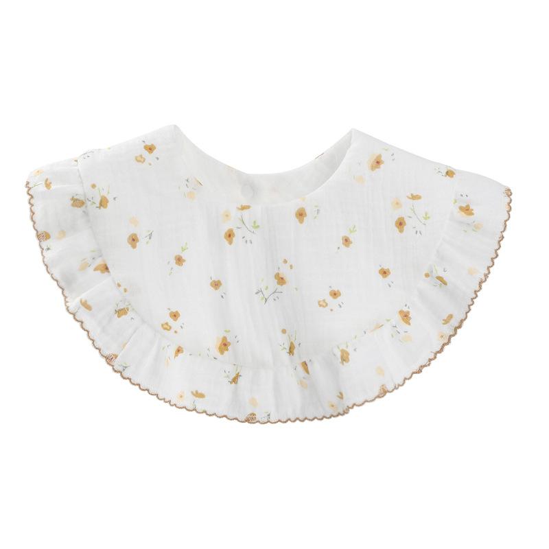 Baby Unisex Rainbow Love heart Polka dots Print Baby Bibs