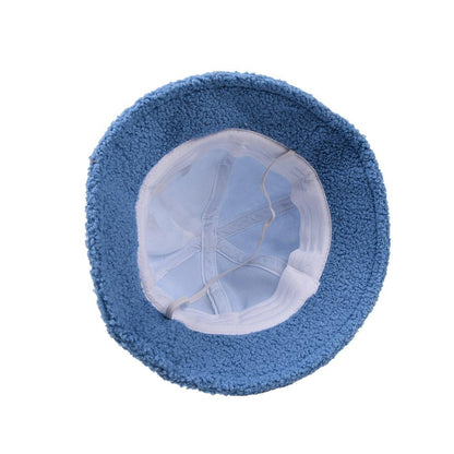 Kid's Autumn and Winter Lamb Hair Animal Fisherman's Hat