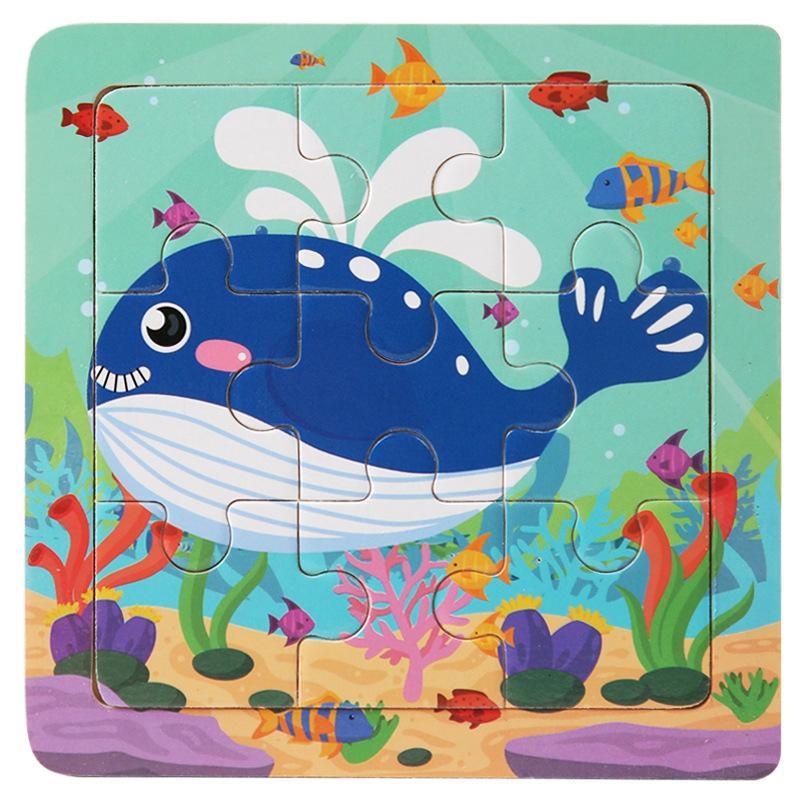 Small Wooden Jigsaw Puzzle for Children