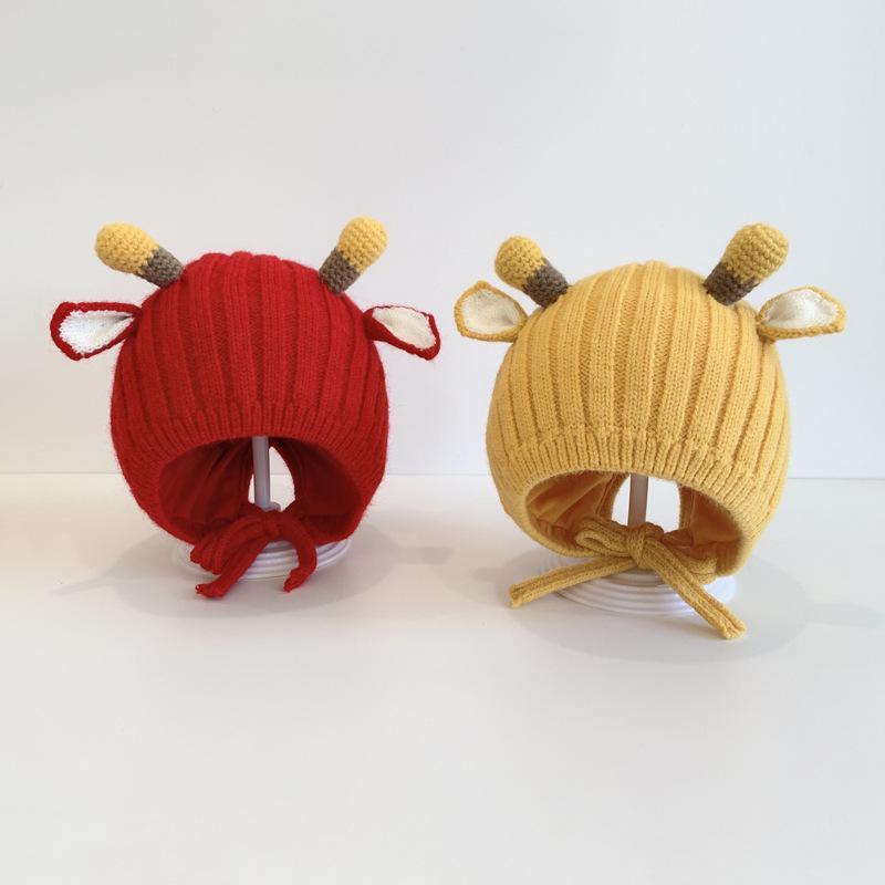 Baby Antler Ear Protection Hat Wool Hat