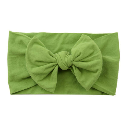 Children's Hair Accessories Nylon Bow Hair Band