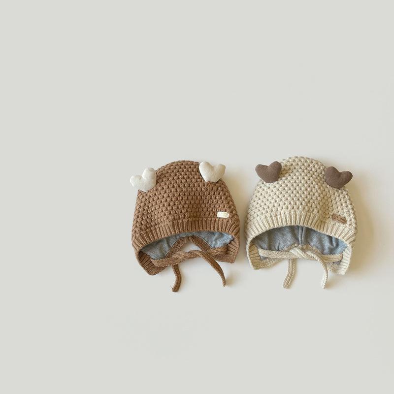 Baby Love Plus Cotton Ear Protection Hat Knitted Baby