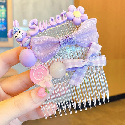 Children's Hairpin Comb Girl's Headdress 3pcs/set