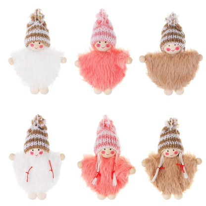 Christmas Decorations Wool Hat Doll Christmas Tree Ornaments