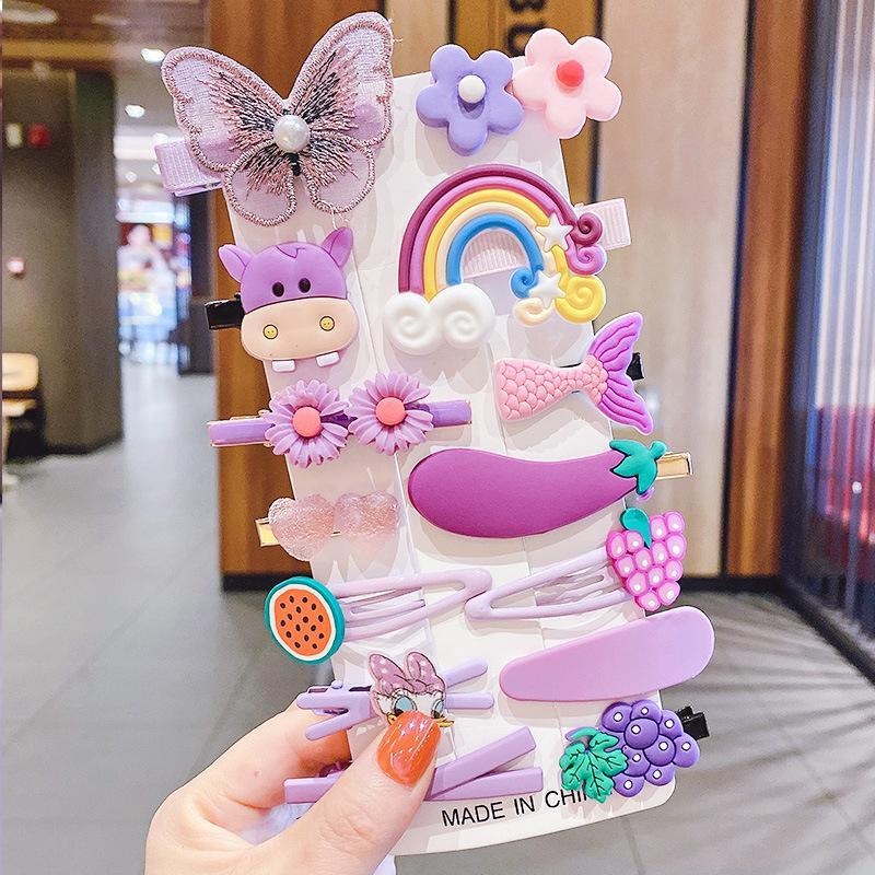 Children's Hairpin Set Colorful Hair Accessories