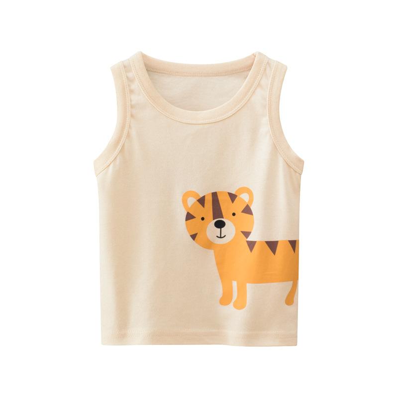 Boys' printed sleeveless top