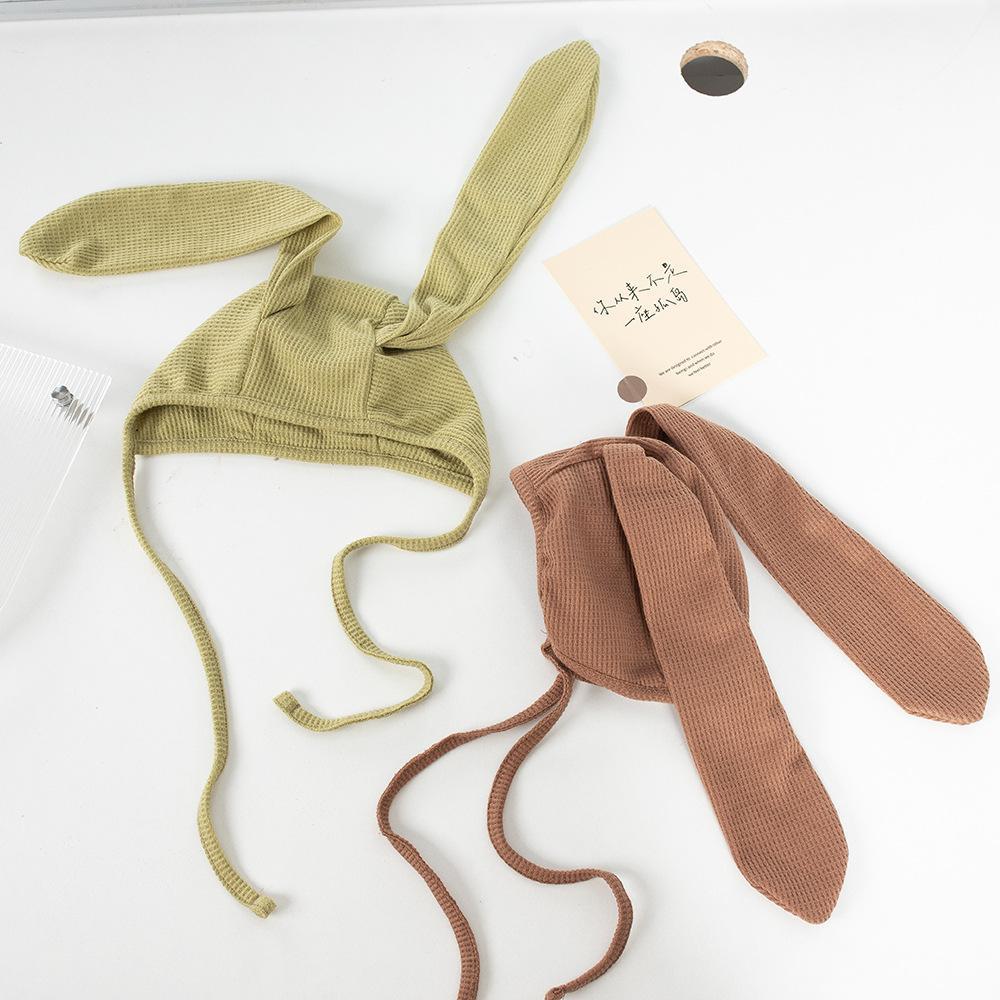 Baby Hat Rabbit Ear Strap Children's Pullover Hat