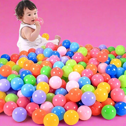 Soft Plastic Mini Ball Pit Balls Crush Proof For Baby Toddler Ball Pit