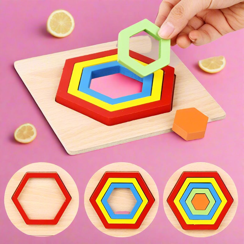 Children's Three-dimensional Puzzle Wooden Toy
