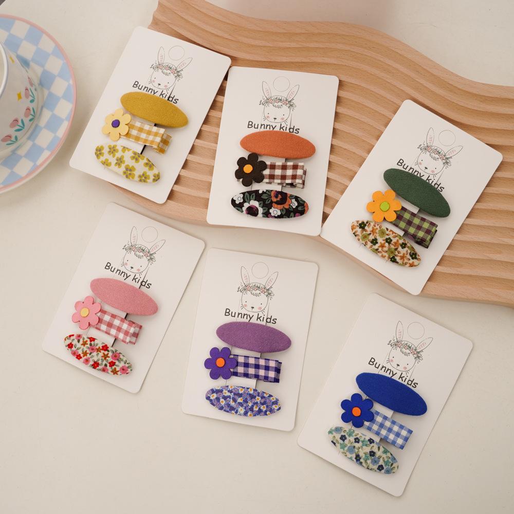 Children's Fabric Floret Hair Accessories Hairpin
