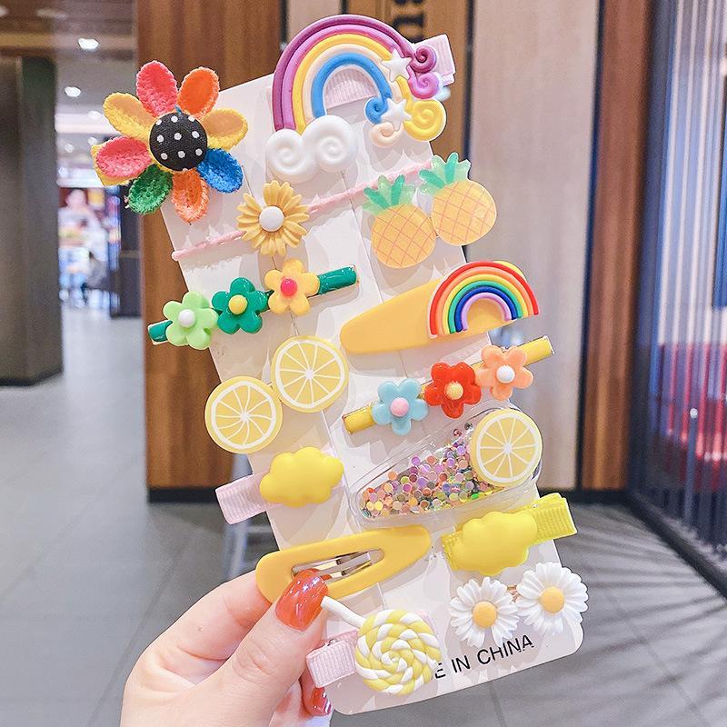 Children's Hairpin Set Colorful Hair Accessories