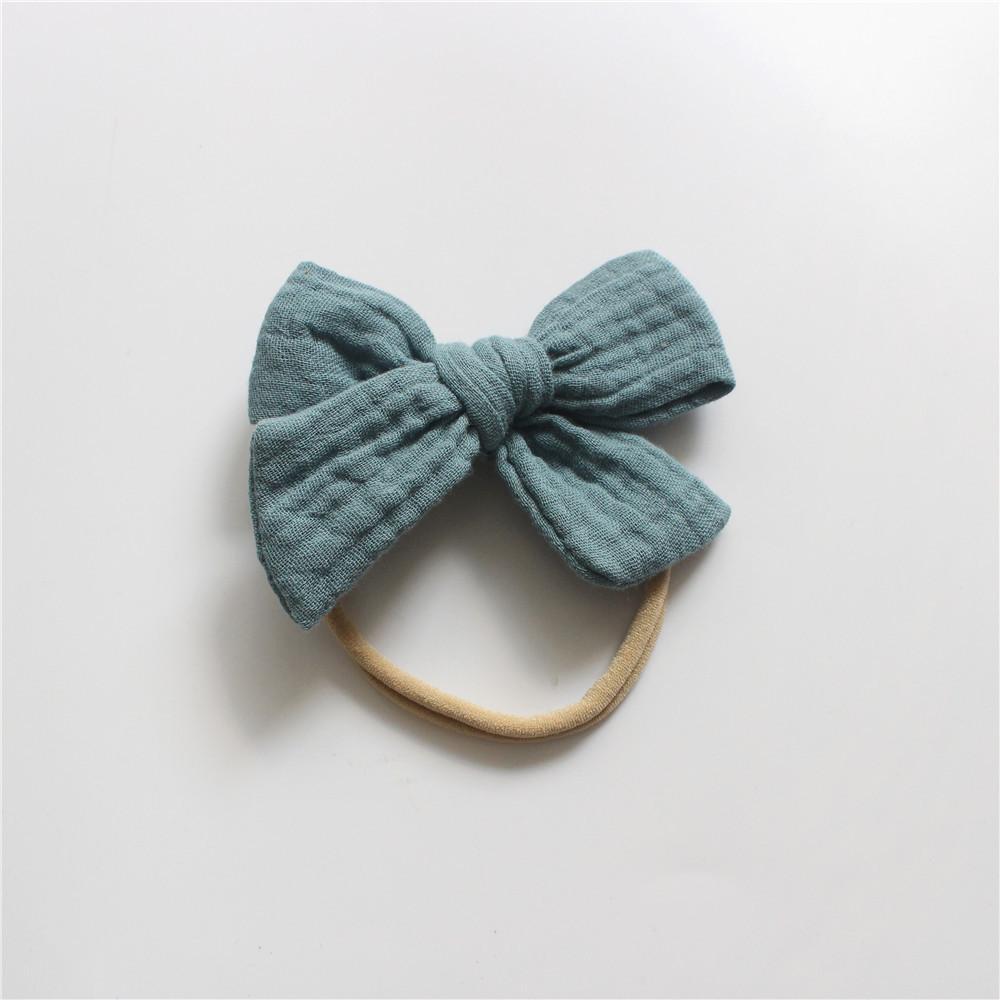 Baby Cotton Gauze Bow Hair Band Children's Hair Accessories