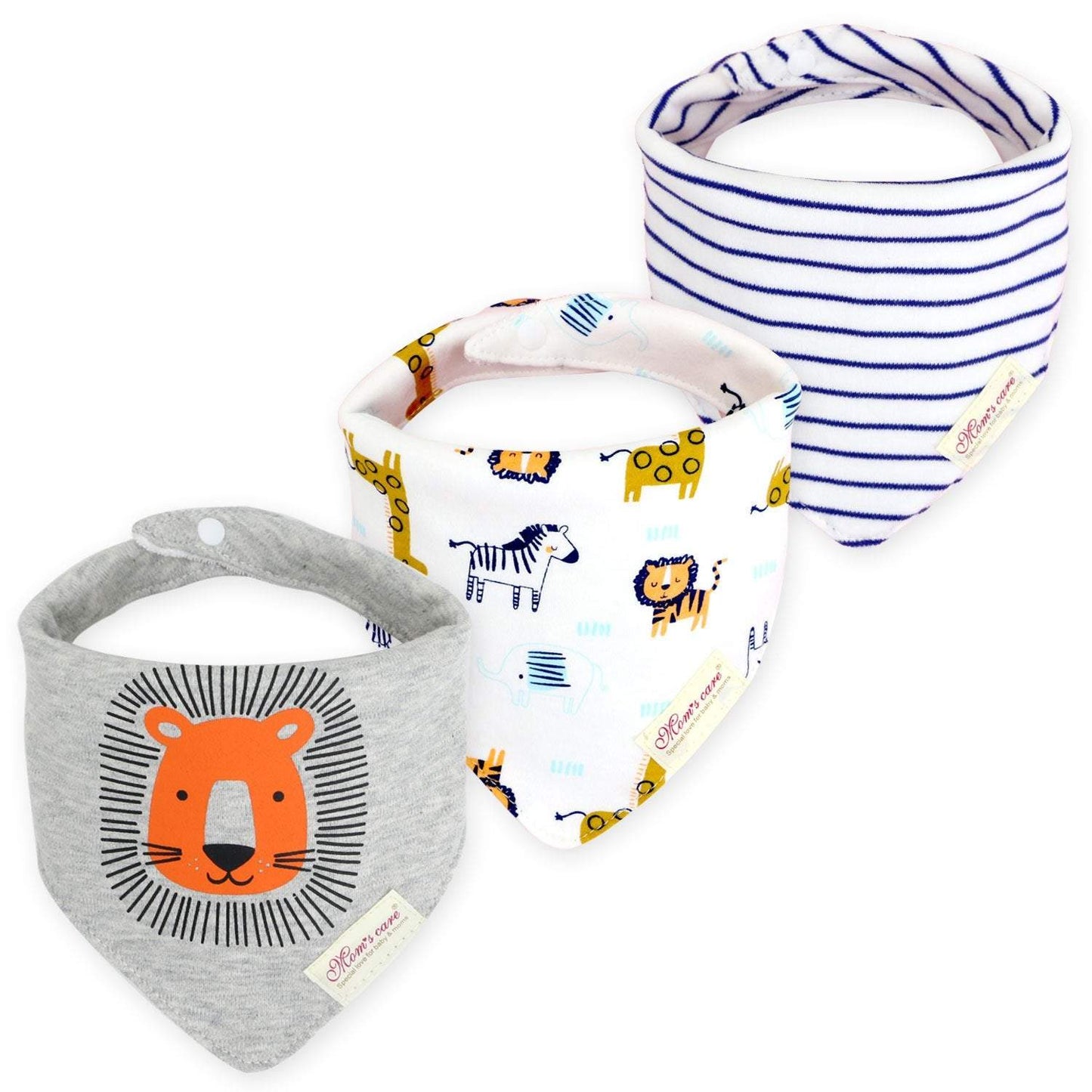 3pcs/set Baby Triangle Bib Saliva towel