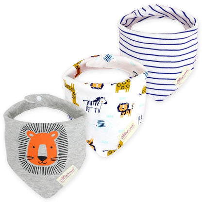 3pcs/set Baby Triangle Bib Saliva towel