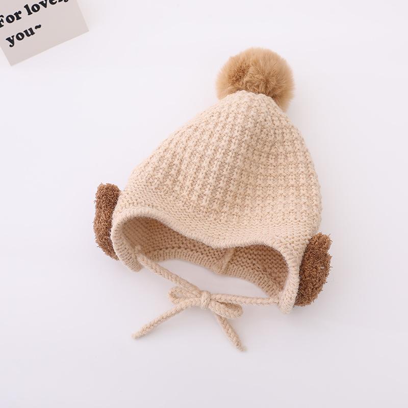 Children's Thickened Warm Knitted Hat Ear Protection Hat