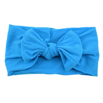 Children's Hair Accessories Nylon Bow Hair Band