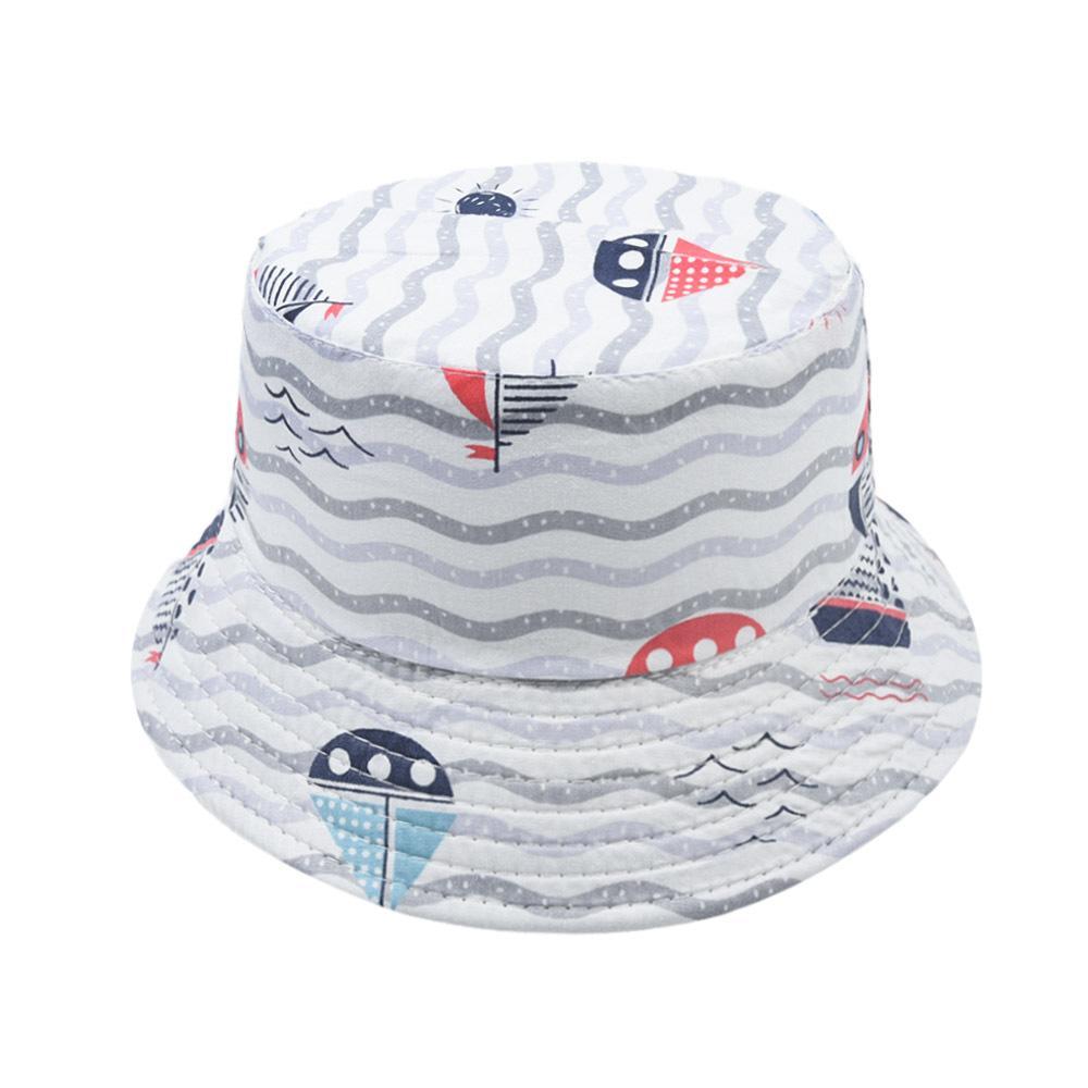 Children's Multi Style Cartoon Pattern Fisherman Hat