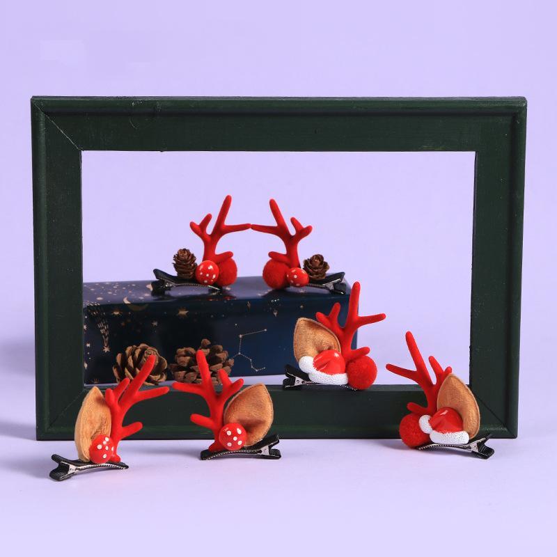 Girl's Hairpin Christmas Style Creative Hair Clip