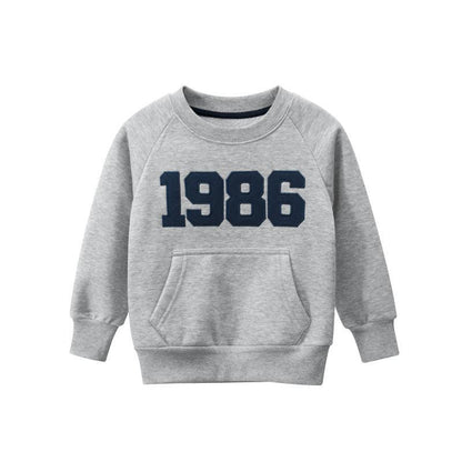 Children's Long Sleeve Sweater Plus Velvet