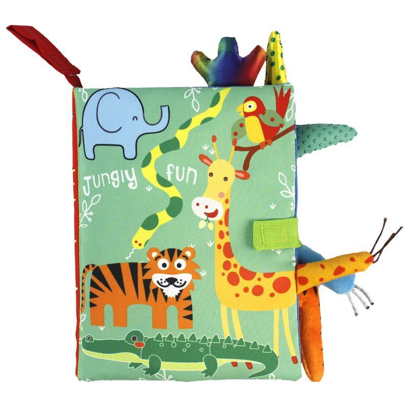 Baby Cloth Book, Stereoscopic Tail Can't Tear Books Toys