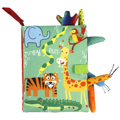 Baby Cloth Book, Stereoscopic Tail Can't Tear Books Toys