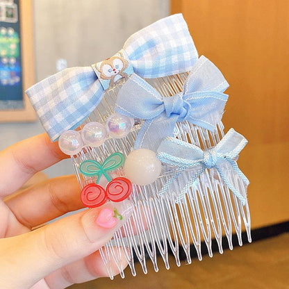 Children's Hairpin Comb Girl's Headdress 3pcs/set