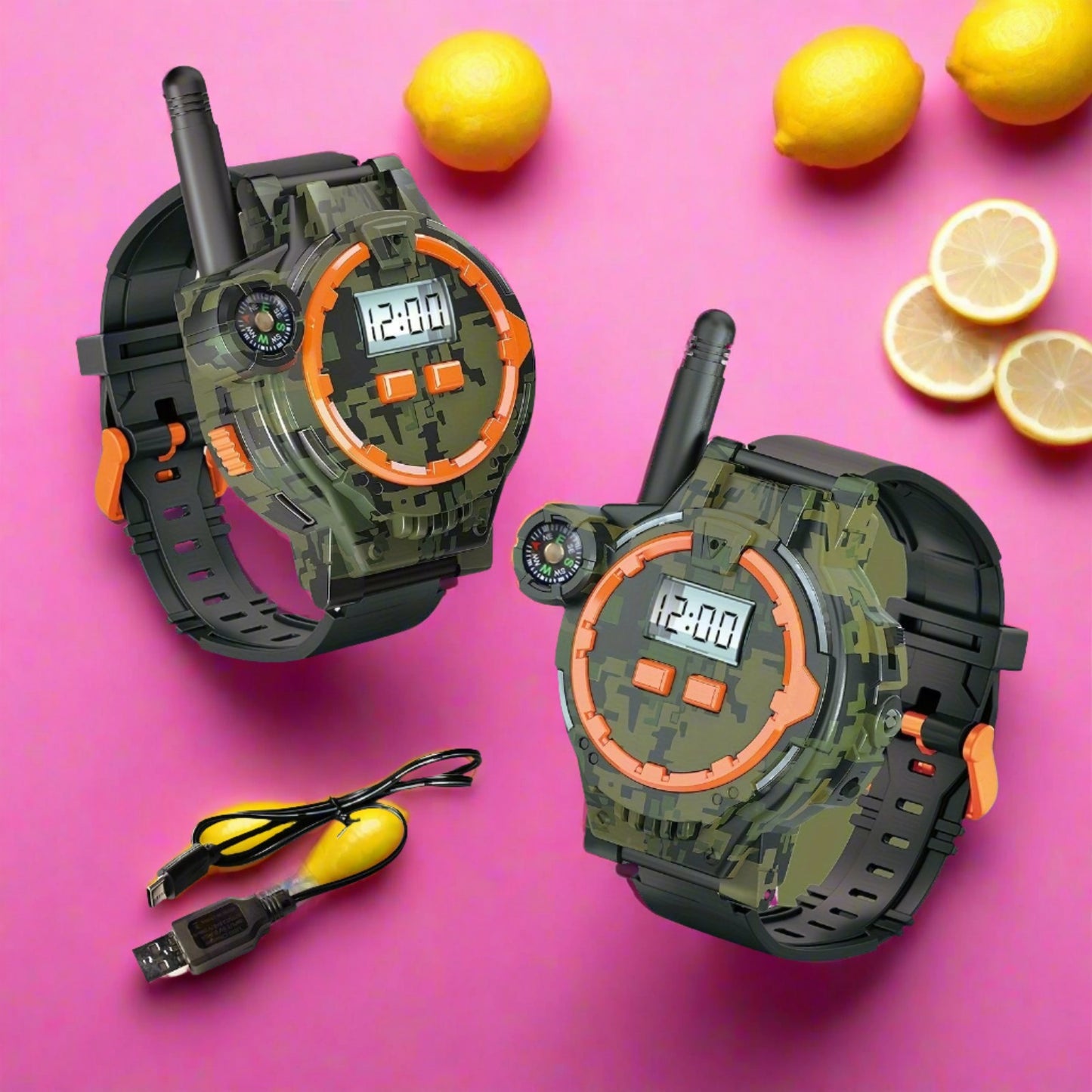 Charging Walkie-talkie For Kids Two-Way Radio With Flashlight