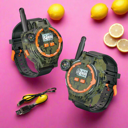 Charging Walkie-talkie For Kids Two-Way Radio With Flashlight