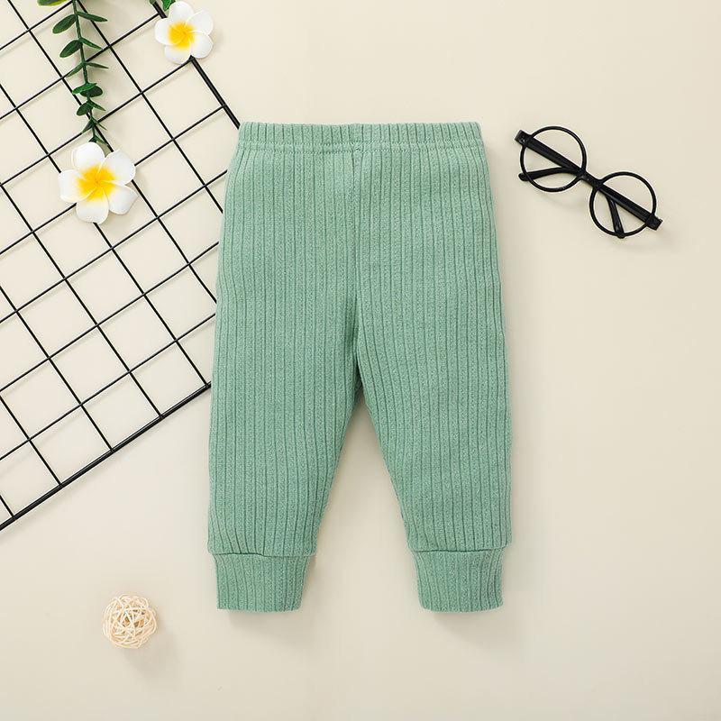 Baby Solid Color Climbing Suit Two-piece Set