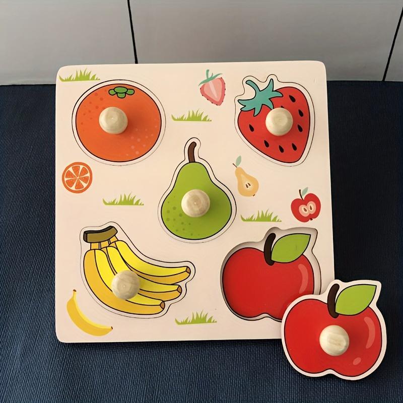 4Pcs/Set Children's Hand Scratching Board 3D Puzzle Wooden Toys