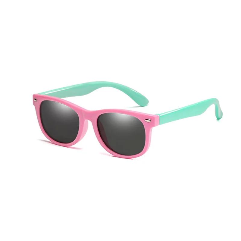 Polarized Kids Sunglasses TR90 Silicone Gel Frame