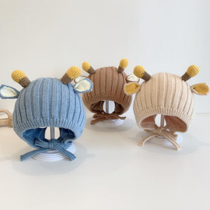 Baby Antler Ear Protection Hat Wool Hat