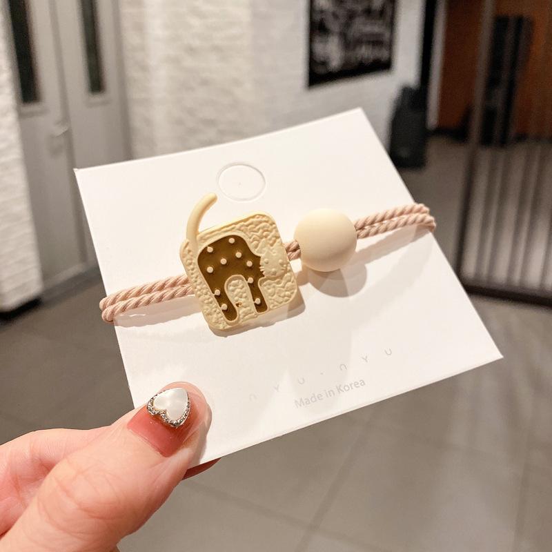 Bear Hair Ring Cartoon Hair Rope Set