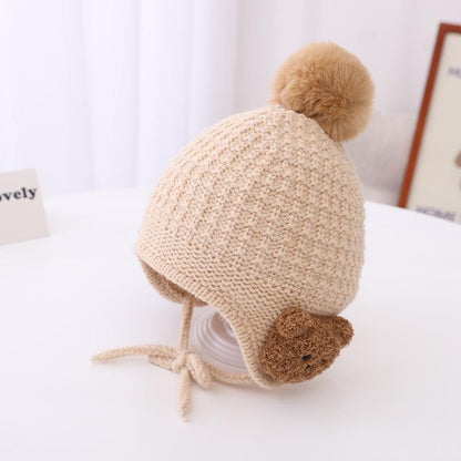 Children's Thickened Warm Knitted Hat Ear Protection Hat