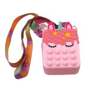 Silicone Bag Unicorn Backpack Decompression Toy