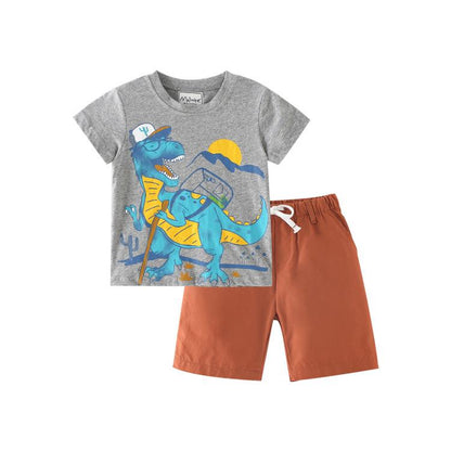 Children's short sleeved Shorts Set