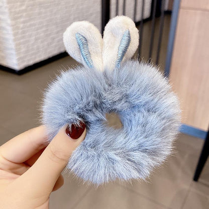 Plush Rabbit Ear Hair Rope Children's Hair Tie