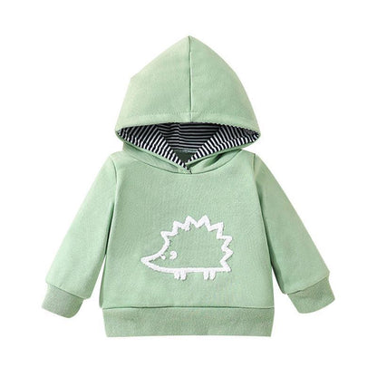 New Long Sleeve Cartoon Hooded Vests for Infants and Young Children