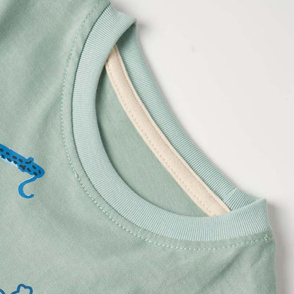 Children's set short sleeved shorts two-piece set