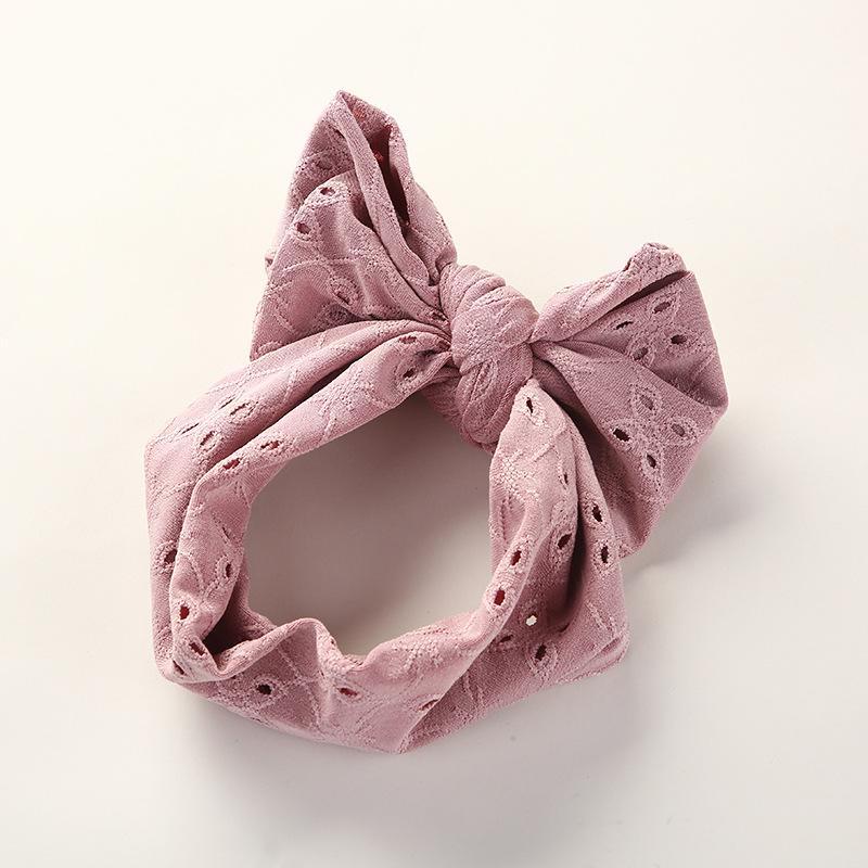 Children's Hand Embroidered Bow Hair Tape