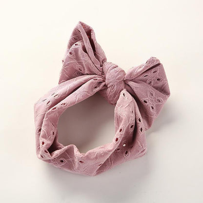 Children's Hand Embroidered Bow Hair Tape
