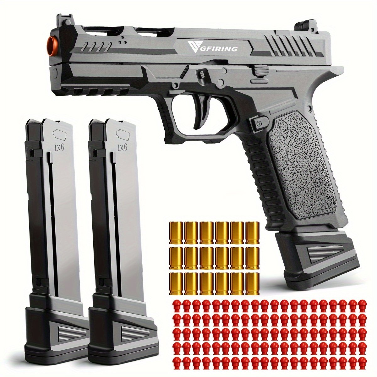 Toy Gun, Soft Bullet Toys Gun For Boys, Toy Foam Blaster, Empty Shell Ejecting Toy Gun Pistol, Gifts For Boys & Girls Age